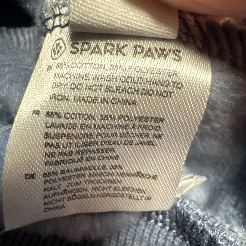 Spark Paws Dog Hoodie Color Block NWT Size 3XL 60-80 Lbs Multicolor Retro